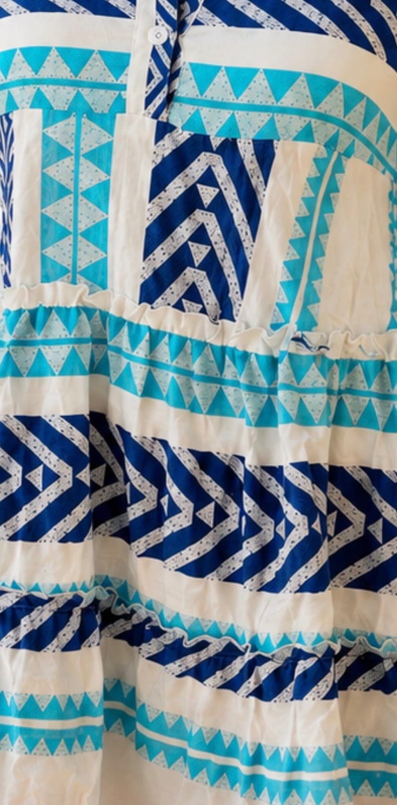 Azure Coast Embroidered Resort Tunic Dress — view 3