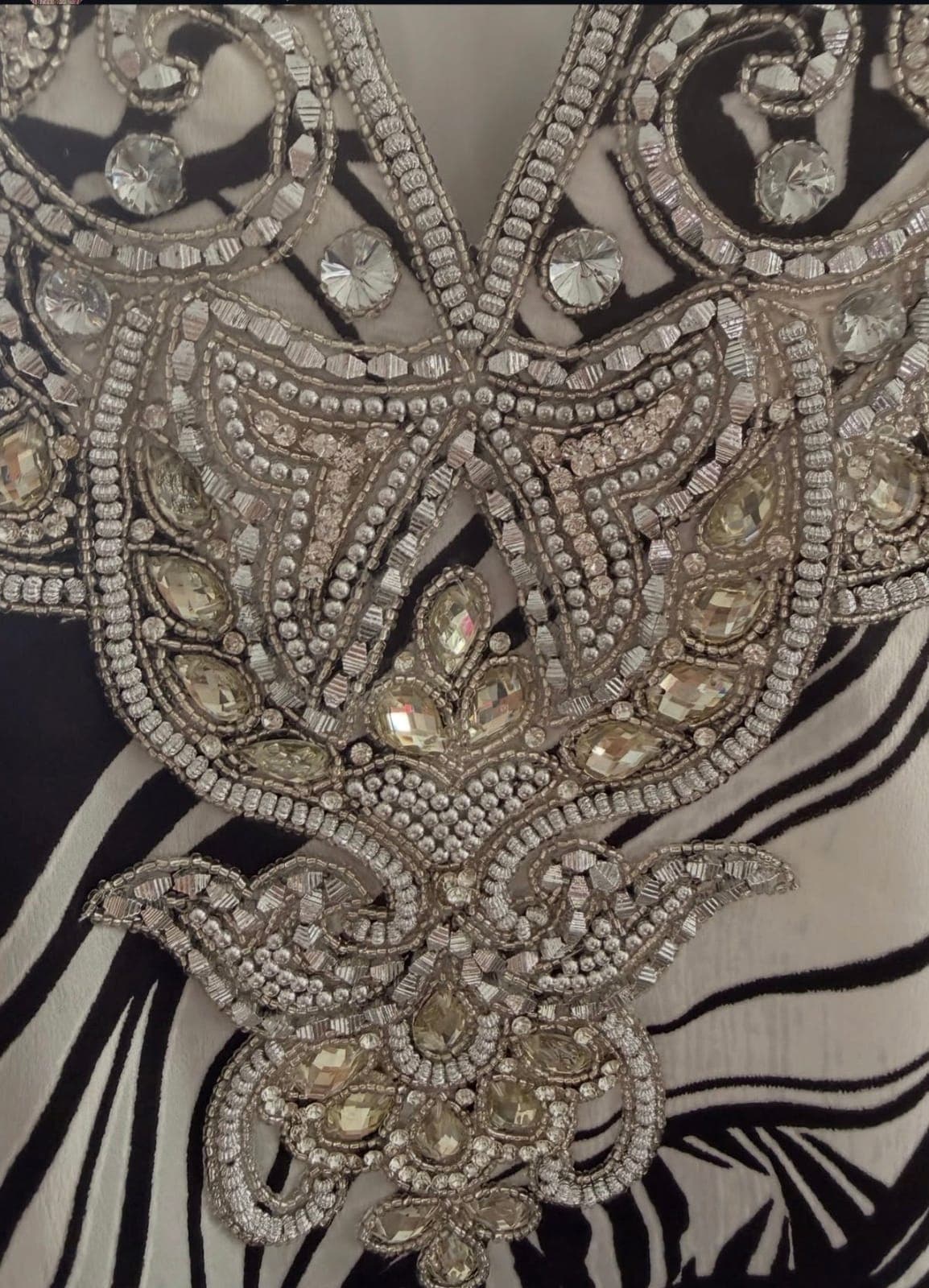 Monaco Noir Jeweled Resort Tunic — view 3