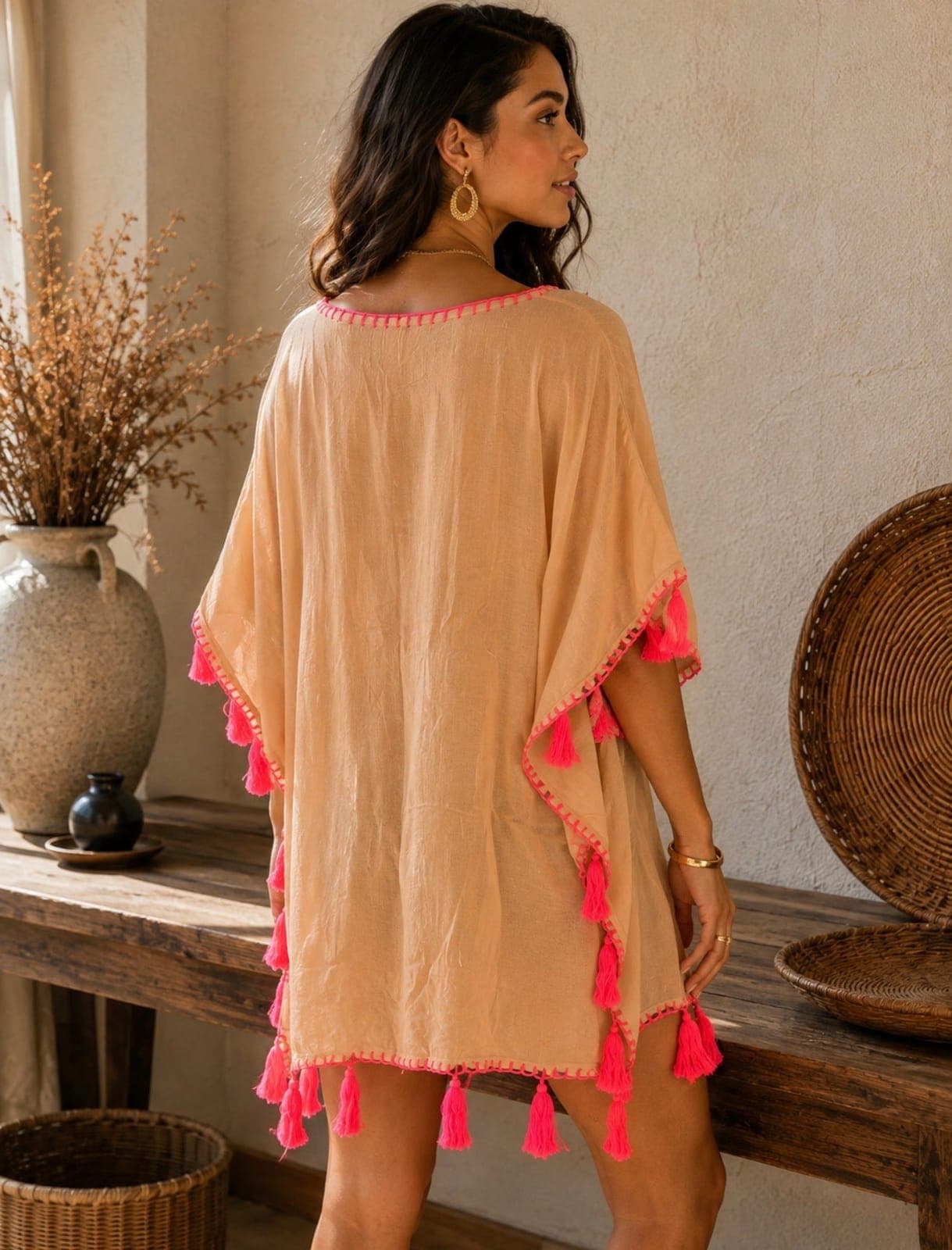 Sunset Muse Tassel Kaftan — view 2