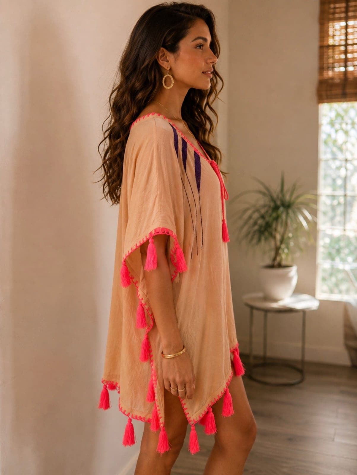 Sunset Muse Tassel Kaftan — view 3